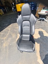 HONDA S2000 SEATS PAIR BLACK LEATHER AP2 2003 - 2009 GENUINE OEM NO RESERVE !