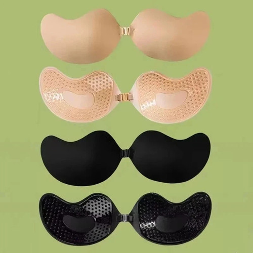 Silicone strapless push bra - silicone,