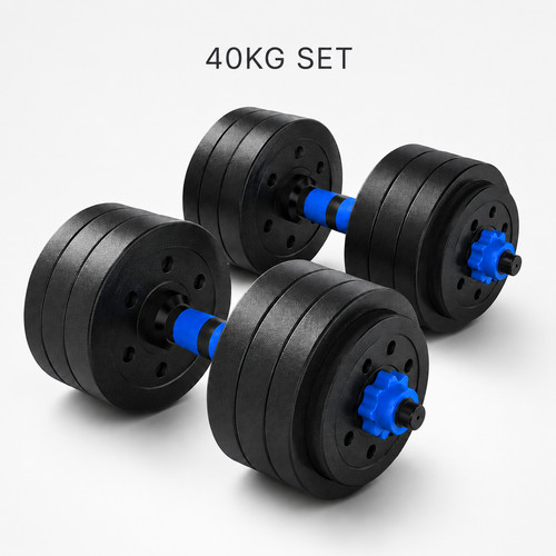 Dumbbell barbell set 40kg - dumbbell,