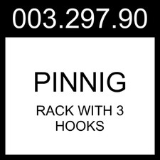 IKEA PINNIG Rack With 3 Hooks