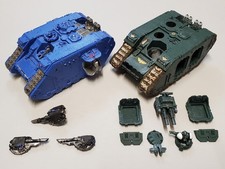 Land Raider Space Marine Adeptus Astartes Games Workshop Warhammer 40K Tank Pair
