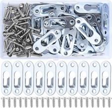 40 Pcs Keyhole Hangers