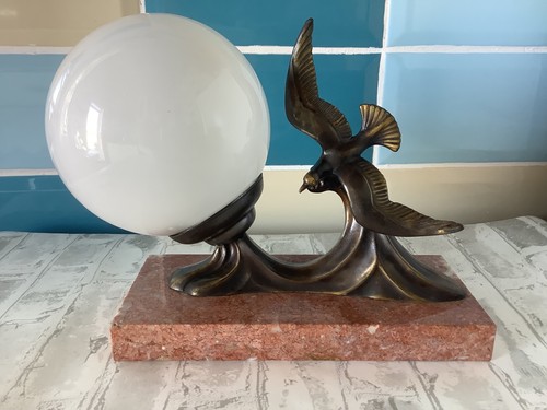 Vintage art deco desk table - vintage,