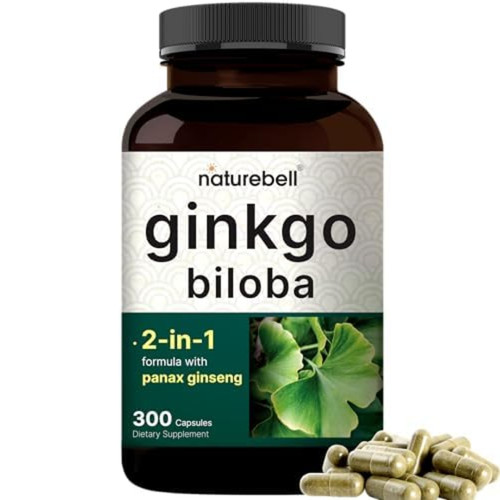 300 caps ginkgo biloba - ginkgo, 6000mg