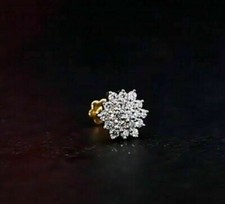 14k Gold FN 0.50Ct Flower