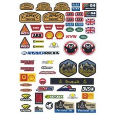 RC Decal Vinyl Stickers 1:10 Scale Livery Set Car Boat Truck 8 Styles To Choose
