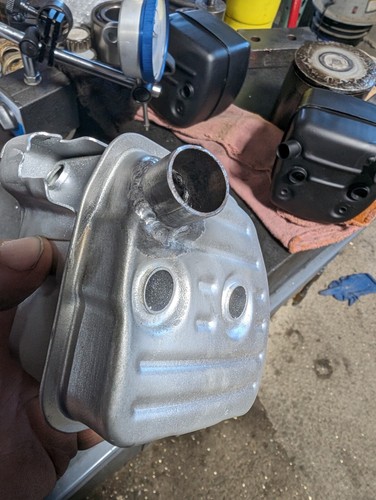 Performance dual port - dual, muffler