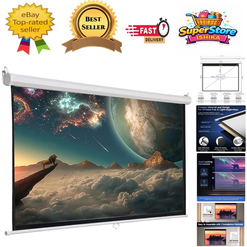 Projector screen with - projector,