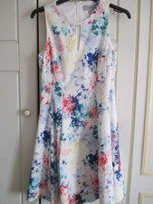 COAST WHITE AND BLUE MIX DRESS