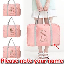 Personalised Custom Names  - Travel Bag Holdall Duffle Bag Flight UNDER SEAT Bag
