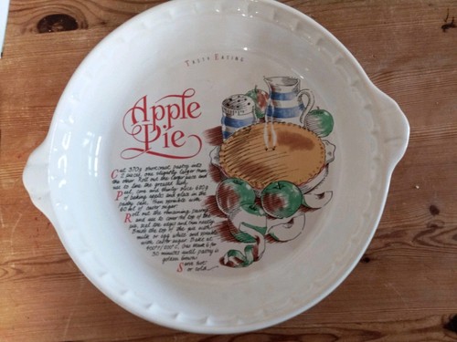 Deep vintage rayware apple pie - deep,
