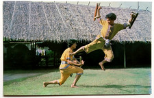 Thai self defence Nakorn Pathom Thailand Postcard - unposted