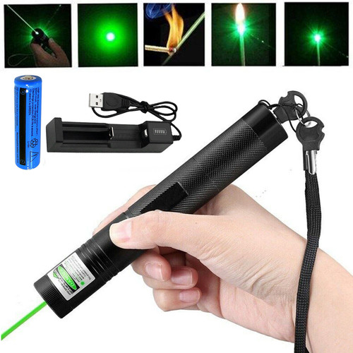 Green laser pointer - green,