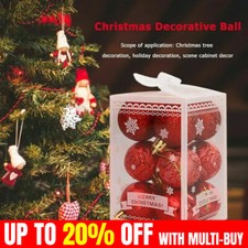 12x Christmas Baubles Tree