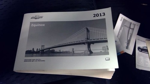Equinox 2013 owners manual - 2013,