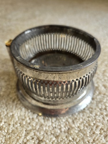 Vintage silver plate wine - vintage,