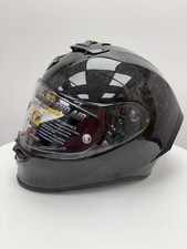 SCORPION EXO R1 EVO CARBON ONYX BLACK MOTORCYCLE HELMET MEDIUM