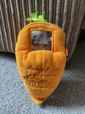 Vintage Sylvanian Families Travel Carrot House & Figures ~ 1980s