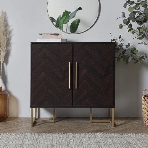 Dark wood effect - wood, sideboard,