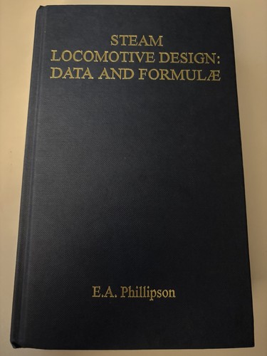 Steam locomotive design data - steam,