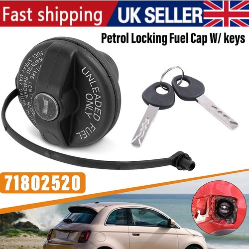Petrol locking fuel - cap, w/