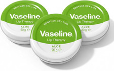 3 X Vaseline Lip Balm Aloe