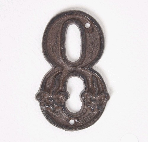 Brown antique cast iron door - cast,