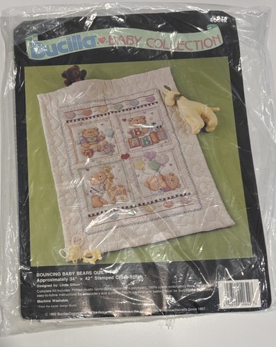 Bucilla bouncing baby bears - baby,