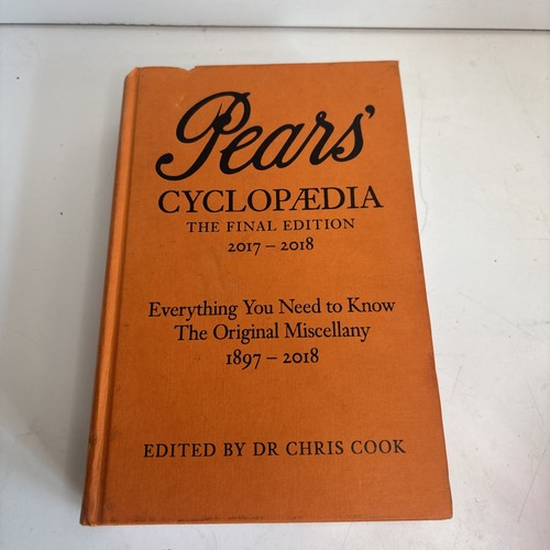 Pears cyclopaedia final - pears',