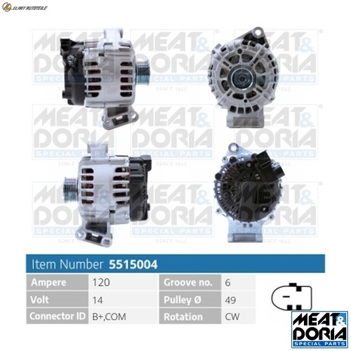 Generator 5515004 for ford - generator,