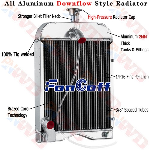 8n8005 row tractor radiator - 3,