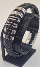 Mens bracelet leather - bracelet,