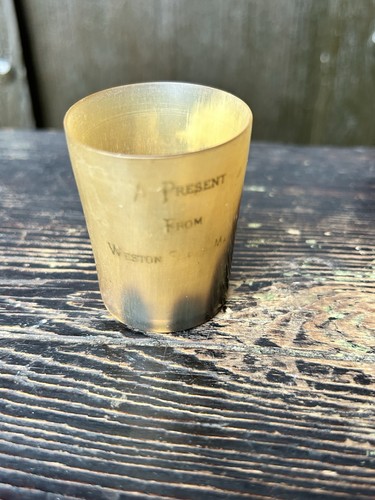Antique small horn - small,