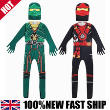 Kid Boy Ninjago Costume Ninja Fancy Dress BookWeek Outfit Halloween Cosplay 2025