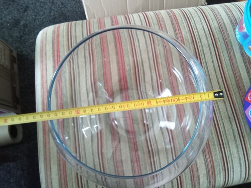 Large hand blown - blown, bowl
