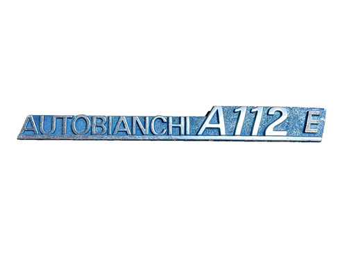 Emblem badge autobianchi 112 - emblem,