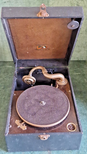 Vintage hmv portable wind - portable,