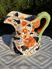 Vintage Mason's Ironstone Imari Hydra Jug
