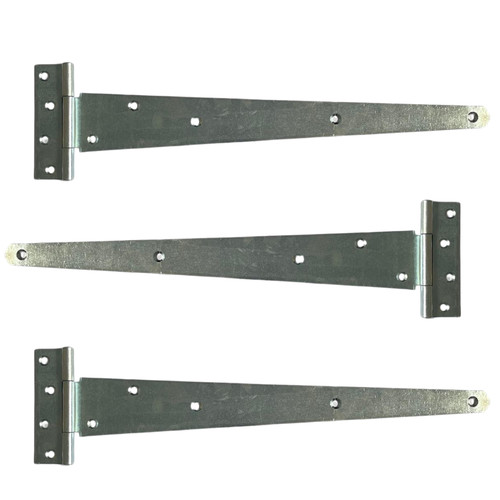 Tee hinges black - 24",