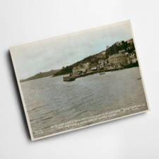 A6 PRINT - Vintage Cornwall - St. Mawes Castle Pendennis Castle Ship Hotel