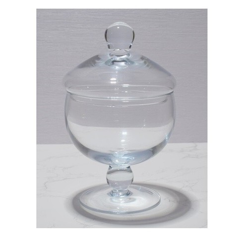 Handmade footed glass - handmade,