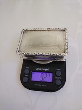 1890 Birmingham Sterling Silver Snuff Box, GU