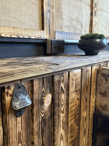 Scorched reclaimed pallet - scorched,