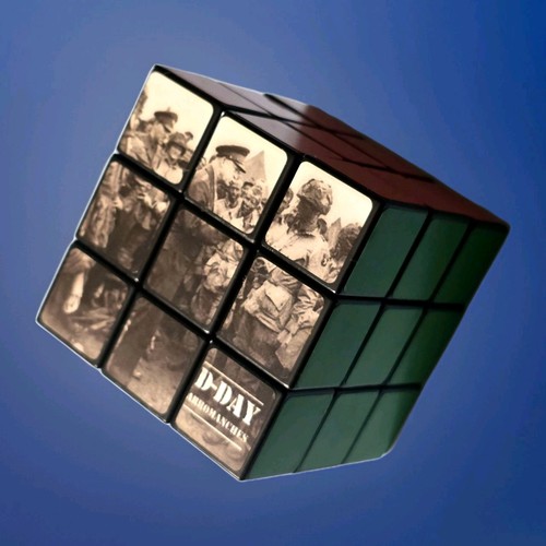 Arromanches day rubiks - d-day,