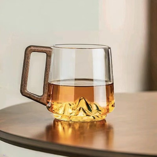 Glass slanted coffee - coffee, cup
