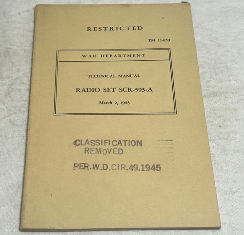 Ww2 scr 593 radio set - radio,
