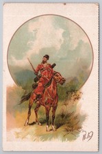 Russian Cossack Soldier Red