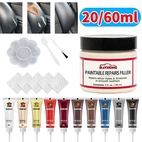 Leather repair filling paste - leather,