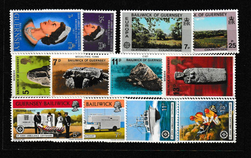Guernsey 1977 commemoratives - 1977,