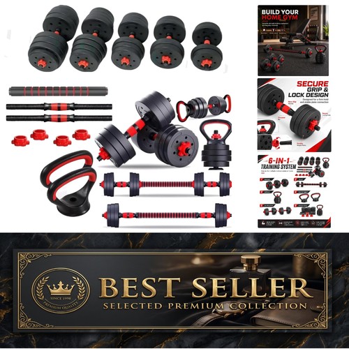 Dumbbell adjustable - 6,